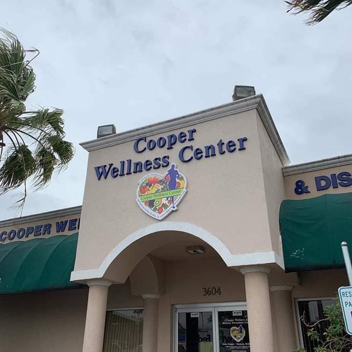 Entrance to Cooper Wellness Center at 3604 North McColl Road
